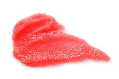 Vücut fırçasının kokusu beyazda izole edilmiş.