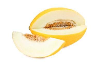 Taze olgun karpuzu beyazda izole et.