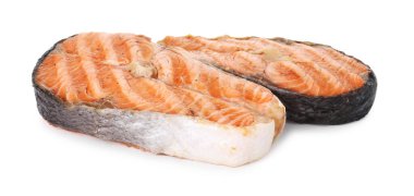 Lezzetli ızgara somon bifteği.