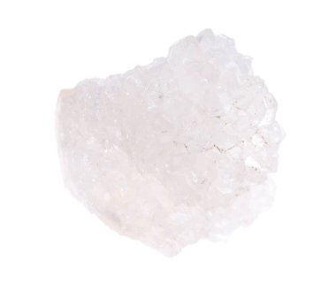 Beautiful crystal isolated on white. Natural gemstone clipart