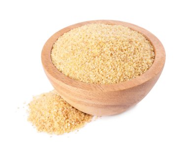 Beyaz kasede çiğ buğday inliyor.