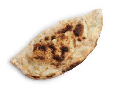 Beyaz manzaralı, nefis bir calzone.