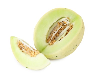 Taze olgun karpuzu beyazda izole et.