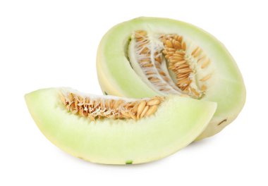 Taze olgun karpuzu beyazda izole et.