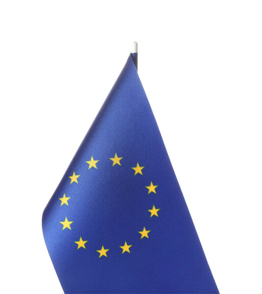 Flag of European Union isolated on white