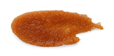 Vücut fırçasının kokusu beyazda izole edilmiş.