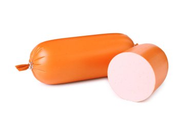 Haşlanmış sosisi tamamen beyazda izole ettim.