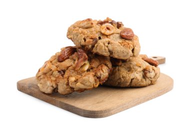 Lezzetli kurabiyeler ve beyaz fındıklar