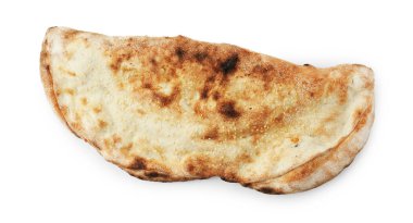 Beyaz manzaralı, nefis bir calzone.