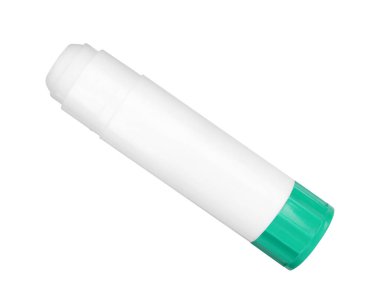 Bir açık yapıştırıcı beyaz, üst görünümde izole