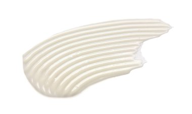 Beyazda izole edilmiş kozmetik ürün örneği