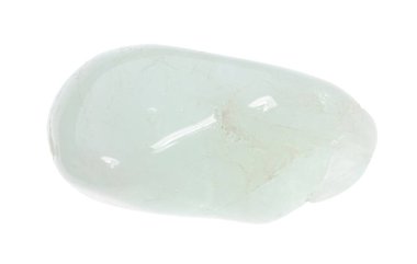 Beyaza izole edilmiş güzel bir mineral. Doğal değerli taş.