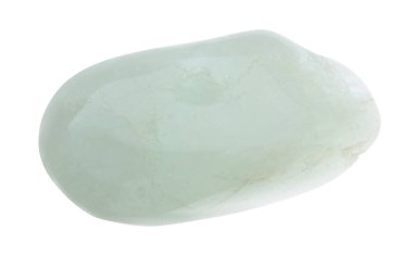 Beyaza izole edilmiş güzel bir mineral. Doğal değerli taş.