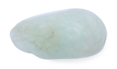 Beyaza izole edilmiş güzel bir mineral. Doğal değerli taş.