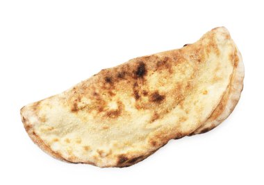 Beyaz manzaralı, nefis bir calzone.