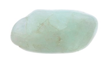 Beyaza izole edilmiş güzel bir mineral. Doğal değerli taş.