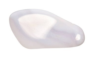 Güzel agate beyaz üzerinde izole. Doğal değerli taş.