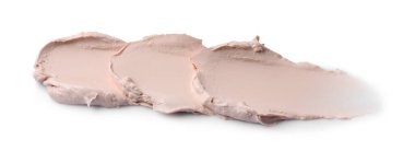 Krema beyazda izole edilmiş. Kozmetik ürün örneği