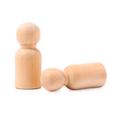 Piyon, beyaz arka planda neredeyse düşecekti. Rekabet konsepti