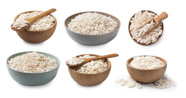 Beyaz tencerelerde çıtır çıtır pilav.