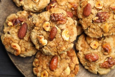 Masada fındıklı kurabiyeler, üst manzara.