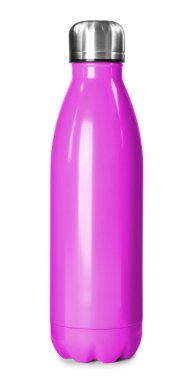 Su şişesi beyaza izole edilmiş. Tasarım için model