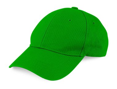 Yeşil başlık beyazda izole edilmiş. Tasarım için model