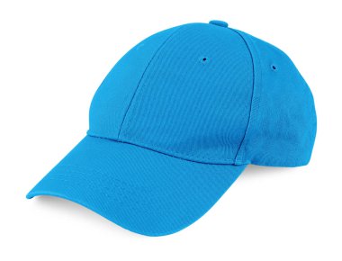 Açık mavi başlık beyazda izole edilmiş. Tasarım için model