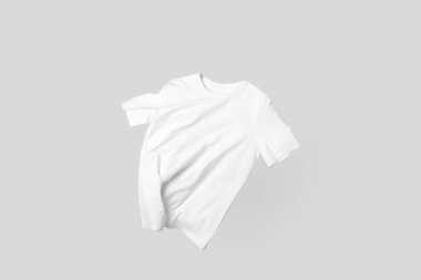 Beyaz arka planda havalı bir tişört.