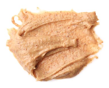 Beyaz manzaralı, lezzetli fındık ezmesi örneği.