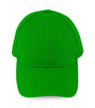 Yeşil başlık beyazda izole edilmiş. Tasarım için model