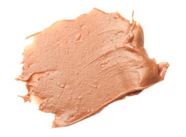 Beyaz manzaralı, lezzetli fındık ezmesi örneği.