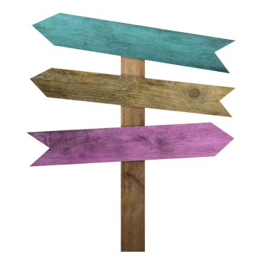 Beyaz üzerine izole edilmiş ok şeklinde işaretleri olan kutup