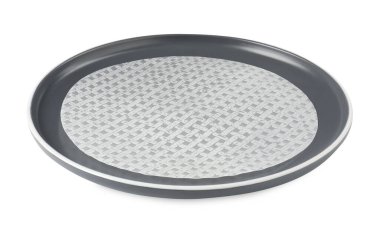 Beyaz üzerine izole edilmiş yenilebilir pirinç kağıdı.