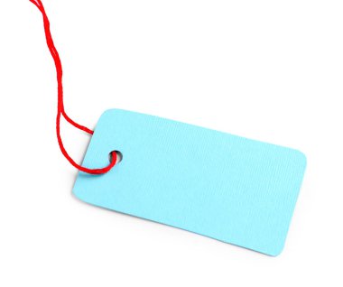 beyaz üzerine izole edilmiş dizgi ile boş etiket