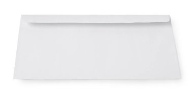 Zarf beyaza izole edilmiş. Tasarım için model