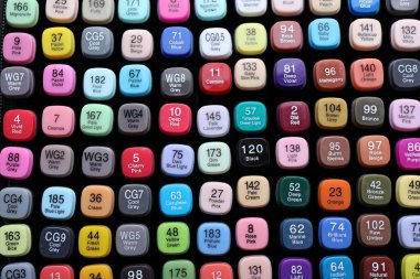 Arka plan ve üst görünüm olarak farklı çift taraflı işaretler