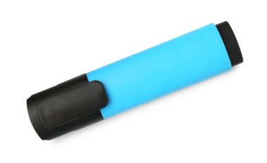 Üst görünümde izole edilmiş bir fosforlu kalem