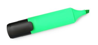 Üst görünümde izole edilmiş bir fosforlu kalem