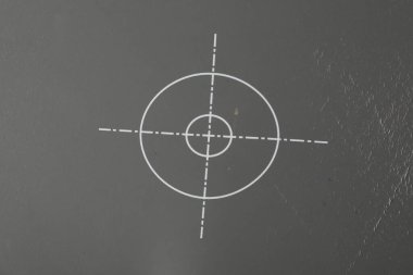 Beyaz denge ayarları. Arkaplan olarak gri kart, yakın plan