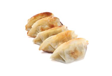 Lezzetli kızarmış gyoza hamur tatlısı.