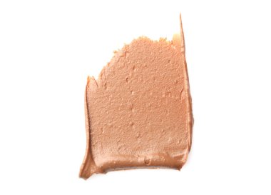 Beyaz manzaralı, lezzetli fındık ezmesi örneği.