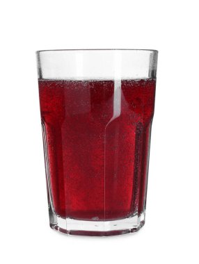 Beyaz bardakta tatlı soda.