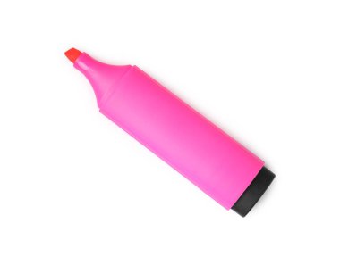 Üst görünümde izole edilmiş bir fosforlu kalem