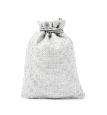 Gri bir çuval bembeyaz.