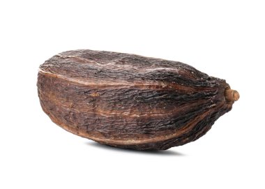 Tüm tropikal kakao Pod beyaz izole