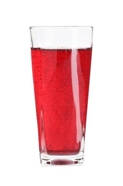 Beyaz bardakta tatlı soda.