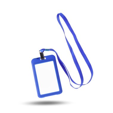 Beyaz arka planda boş rozet. Tasarım için model