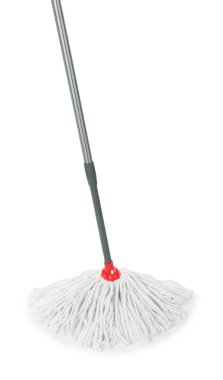 İp beyazı izole etti. Temizlik ekipmanı