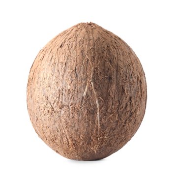 Beyaz kabuklu bir hindistan cevizi.